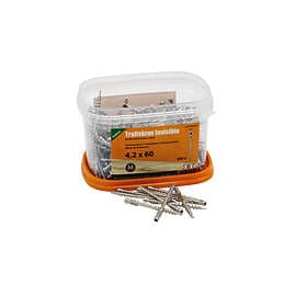 Heco Trallskruv Invisible rostfri A4 till Decking Tool, 4,2 x 60 mm