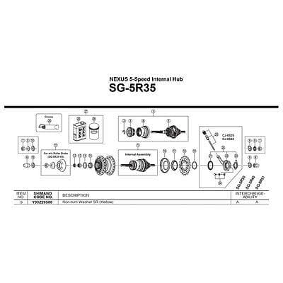 Shimano Nexus 4r40 Guld