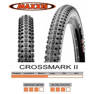 Maxxis Crossmark Ii Exo/tr 60 Tpi 27,5´´ Tubeless Foldable Mtb Tyre Svart 27,5´´ / 2,25