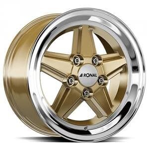 Ronal R9 Racing Gold Rim Lip Cut 7,0x16 5/112,00 ET23 B66.5