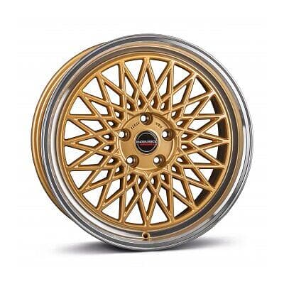 Borbet B gold rim polished 7,0x17 4/100,00 ET25 B64.0