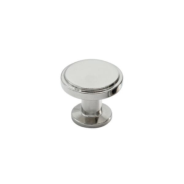 Beslag Design Knopp Uno Ø30 mm förnicklad