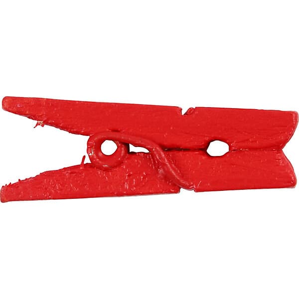 Creativ Company Klädnypor Mini 25x3 mm 36 st/1 Förp klädnypor, röd, L: 25 mm, B: 3 st./ 1 förp. 56441