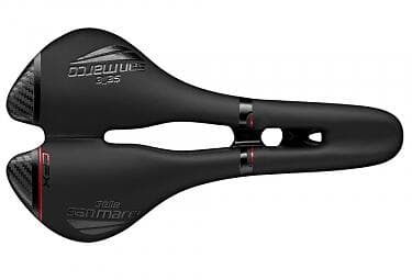 Selle San Marco Aspide Open-fit Carbon Fx Wide Saddle Svart 142 mm