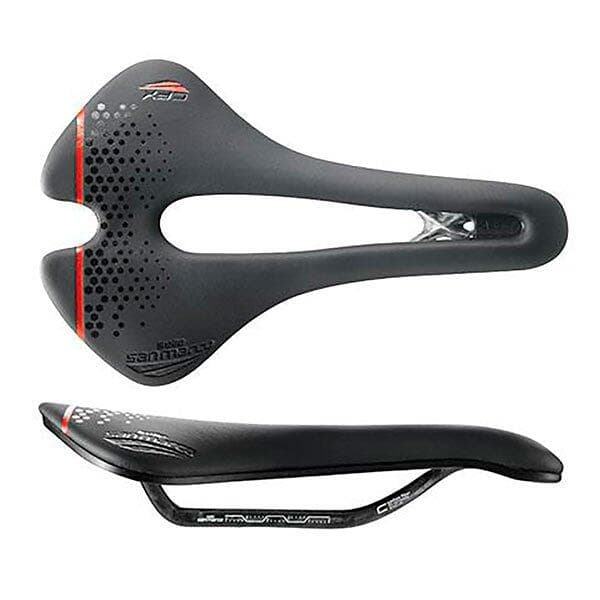 Selle San Marco Aspide Short Open-fit Carbon Fx Narrow Saddle Svart 132 mm