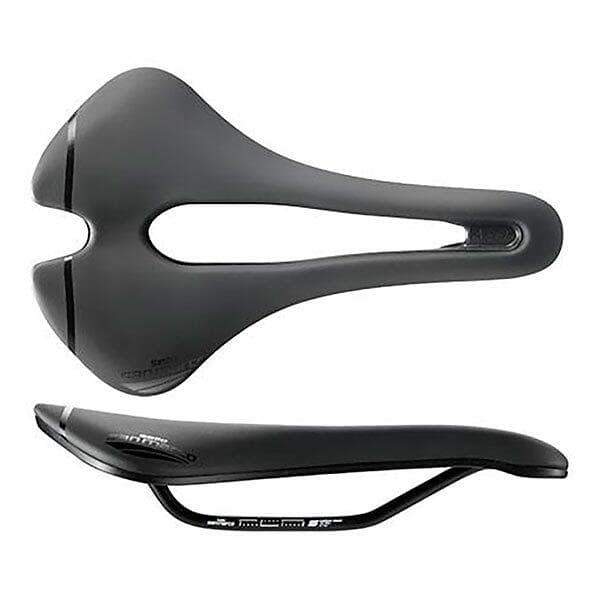 Selle San Marco Aspide Short Open-fit Esport Narrow Saddle Svart 132 mm