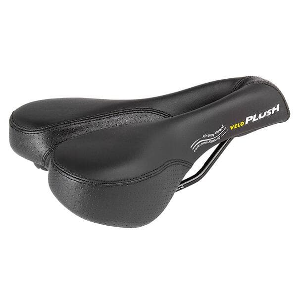 Velo Basic Deep Channel Saddle Svart 155 mm