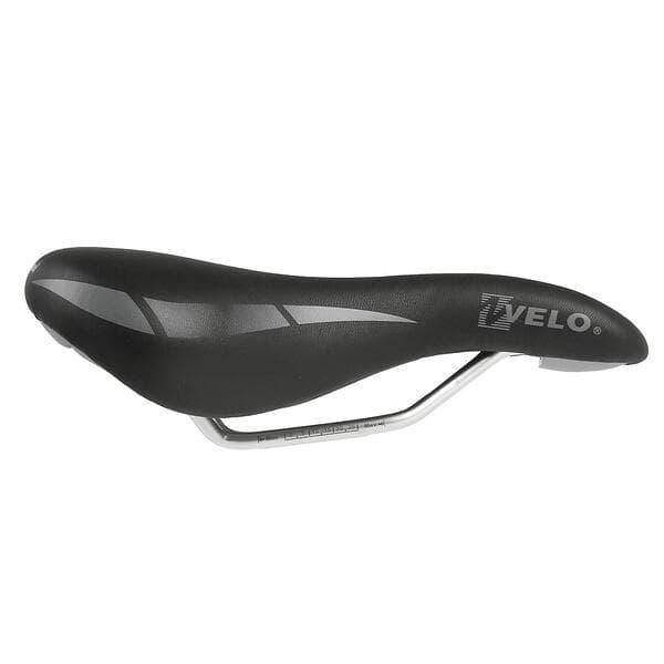 Velo Wide Channel Saddle Svart 175 mm