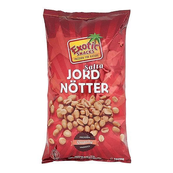 Exotic Snacks Jordnötter 1000g