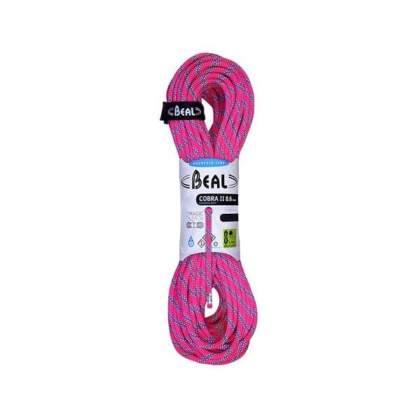 Beal Cobra Golden Dry 8,6 Mm Rope Rosa 50 m