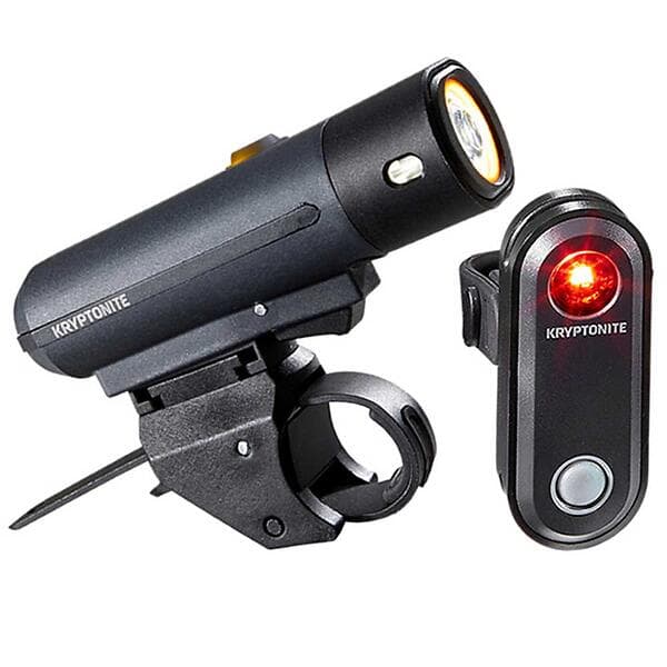 Kryptonite Street F-300+avenue R-30 Light Set Svart 300/30 Lumens