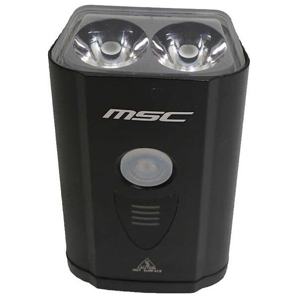 MSC Front Light Svart 900 Lumens