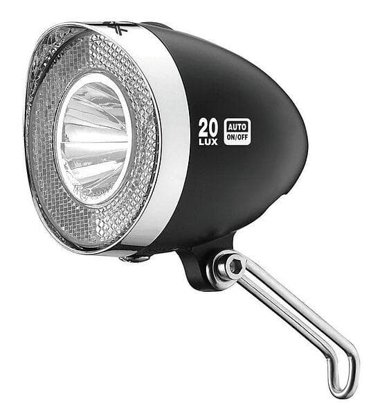 XLC Retro Cl-d03 Dynamo Front Light Svart,Silver