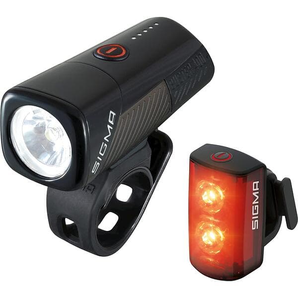 Sigma 400fl & Rl 80 Front And Rear Light Kit Svart 400 Lumens