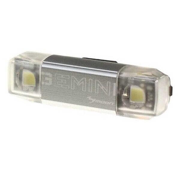 Moon Gemini Usb Front Light Silver 30 Lumens