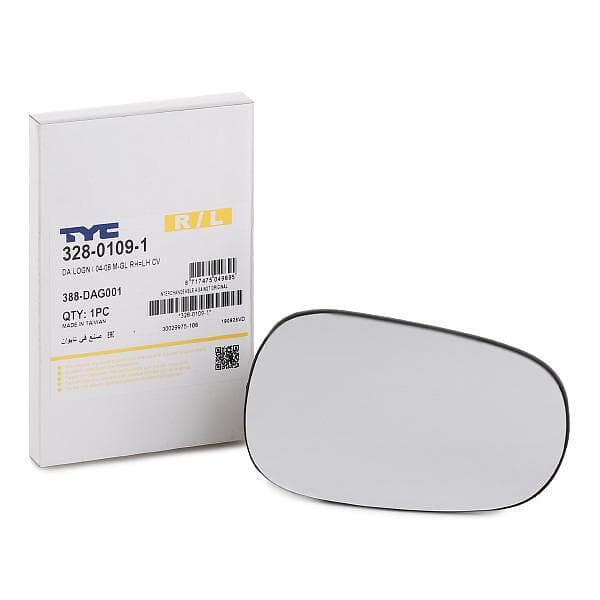 TYC Spegelglas, yttre spegel 328-0109-1