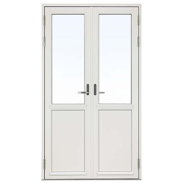 SP Fönster Pardörr Stabil Trä Pardörr 3-Glas 140x200/140 Vä