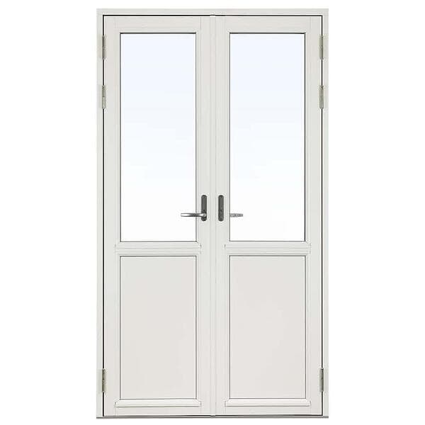 SP Fönster Pardörr Stabil Trä 3-Glas 140x210/140 Vä 65012114211450