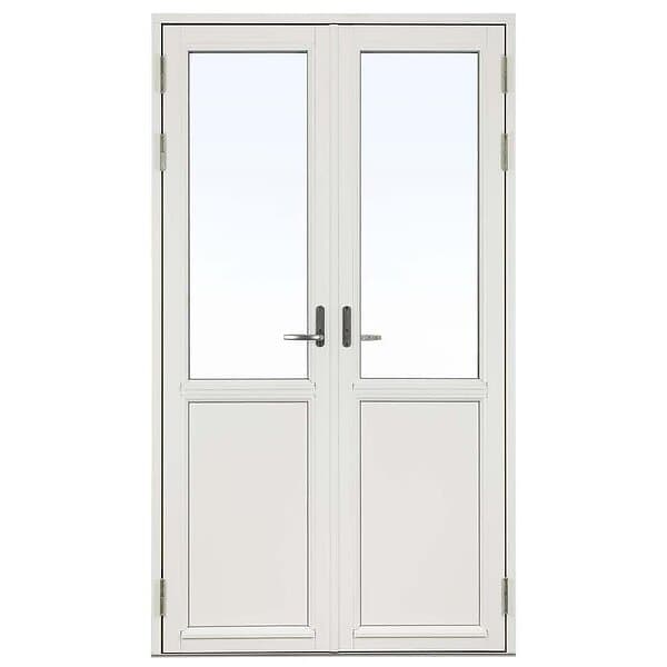 SP Fönster Pardörr Stabil Trä Pardörr 3-Glas 180x220/140 Hö