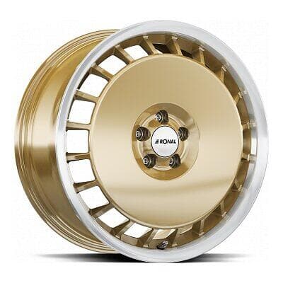 Ronal R50 AERO RACING GOLD RIM LIP CUT 7,5x16 4/100,00 ET38 B68.0