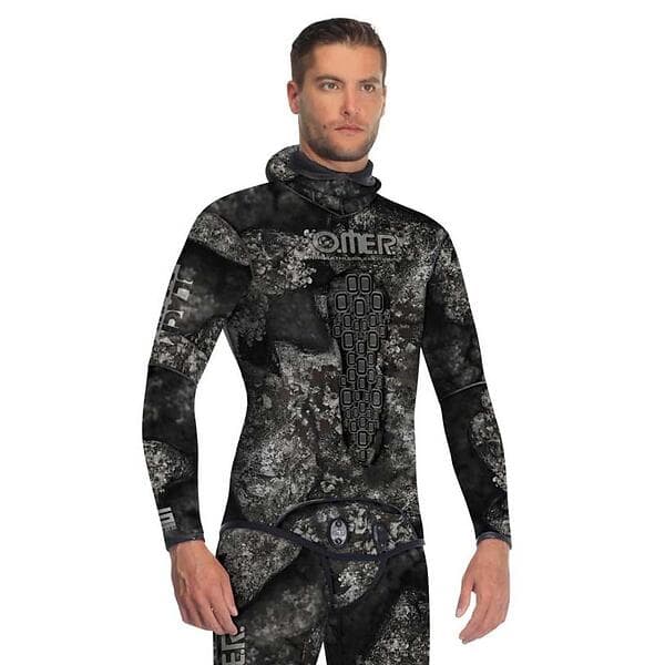 Omer Black Stone Spearfishing Jacket 7 Mm Svart M
