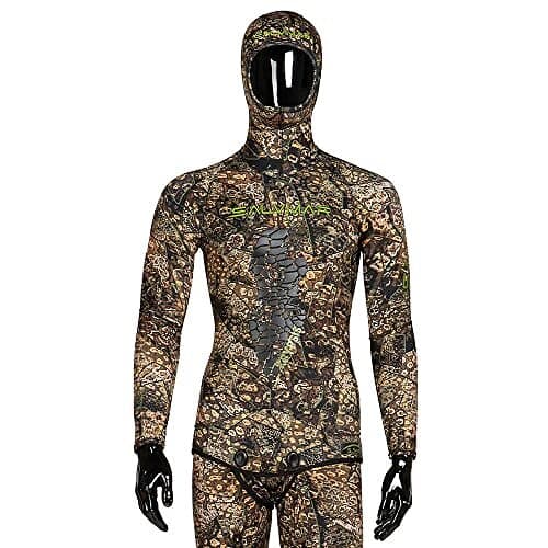 Salvimar Krypsis 101 Spearfishing Jacket 3,5 Mm Brun,Svart XL