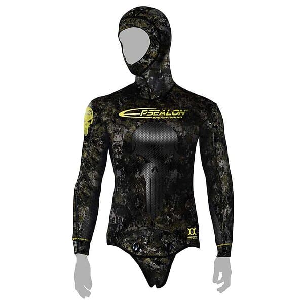 Epsealon Tactical Stealth Spearfishing Jacket 3 Mm Svart XL