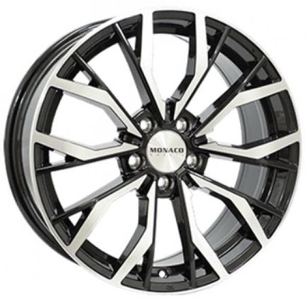 Monaco GP5 Gloss Black Polished 8x18 5/108 ET45 B63.4
