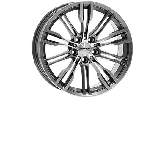 Monaco GP8 Anthracite Polished 8x19 5/120 ET32 B72.6