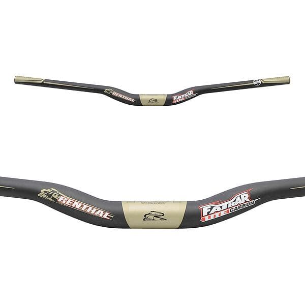 Renthal Fatbar Lite Carbon 30 Mm Rise Handlebar Svart 35 mm / 760 mm