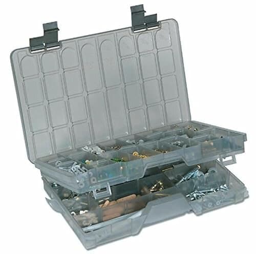 Plano 4700 Two Tiered Stowaway Utility Box Durchsichtig 35,5 x 22,8 x 7 cm
