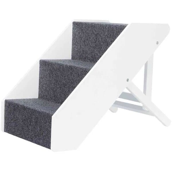 Trixie Pet Stairs Height-Adjustable Hundtrappa White 67 x 40 cm