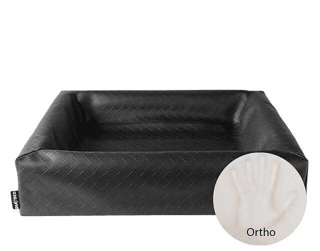 BiaBed Ortho Svart Square Nr 6 80 x 100 cm