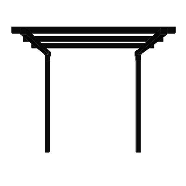 PLUS Pergola Dubbel 1 Modul Förlängare 179095-15