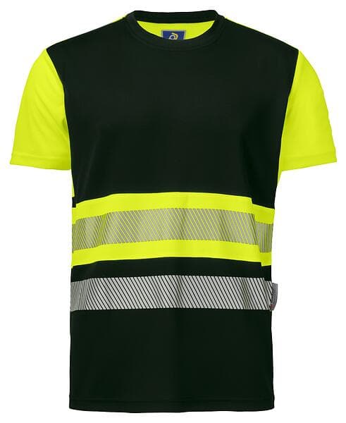 Projob Varsel T-shirt 6020 T-Shirt HV Klass 1 Gul/Svart S 646020-11-4