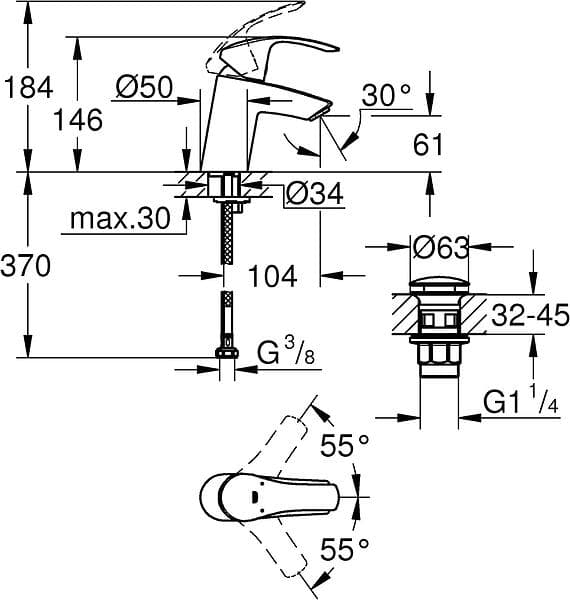 Grohe Eurosmart 23922002