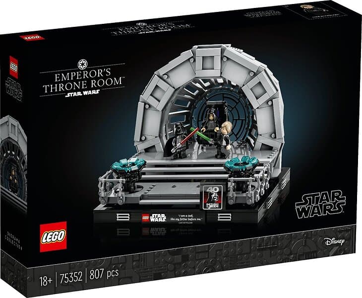 LEGO Star Wars 75352 Emperor's Throne Room Diorama