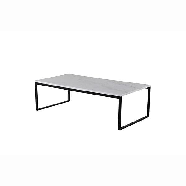 Venture Home Soffbord Estelle Marmor Sofa Table 120*60*36 White marble / Matt Black 19933-580