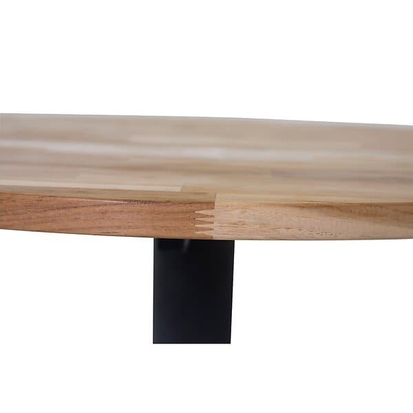 Venture Home Matbord Cirebon Rund 140 cm Round Table 140cm Teak / Black 18014-679