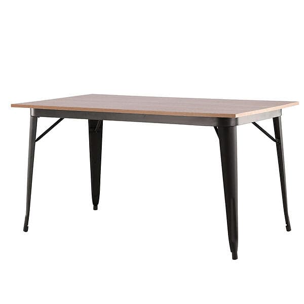 Venture Home Matbord Tempe Dining Table Black / Walnut MDF 19996-290