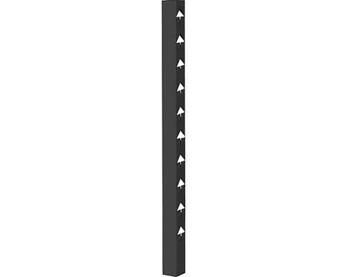 Jabo Staketstolpe Öckerö Avslut 1100mm svart 70x70 10255