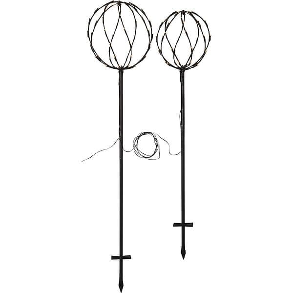 Star Trading Utomhusdekoration Sphere Klot 2st LV 475-26