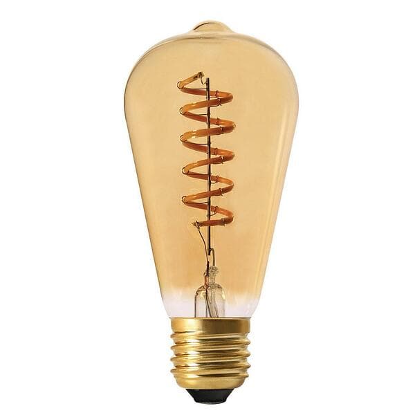 PRhome LED-lampa Elect Spiral Edison Fil LED 2186403