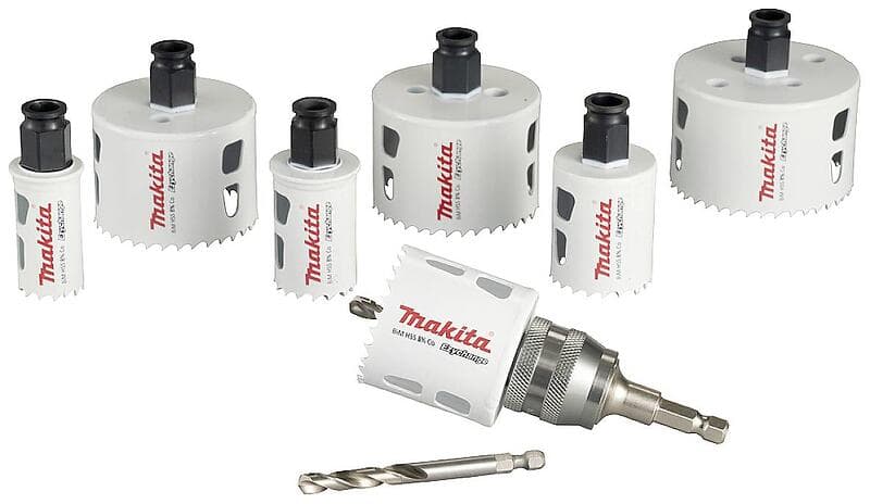 Makita EZYCH BIM HOLE SAW SET 9PCS Ø25-76