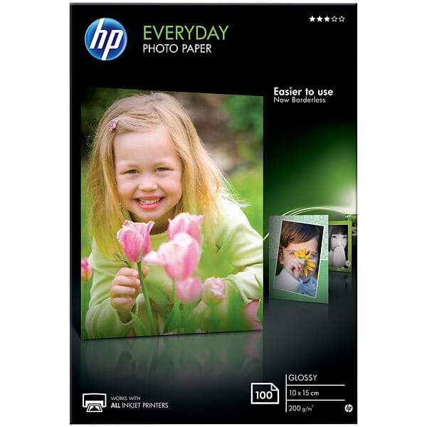 HP CR757A Everyday Glossy Photo Paper 200g 10x15cm 100st