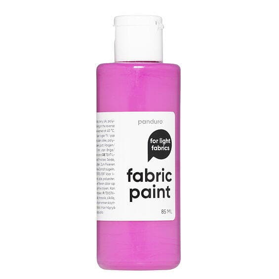 Fabric Paint 85ml – mörkrosa textilfärg för ljust tyg