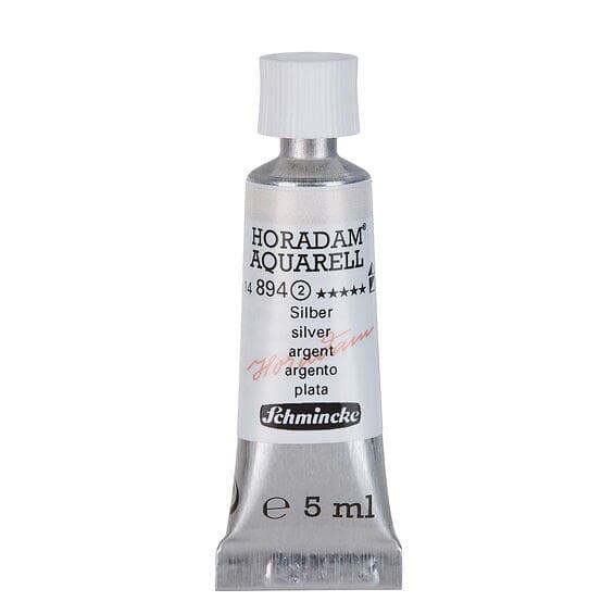 Schmincke Horadam akvarellfärg 5ml – Silver 894