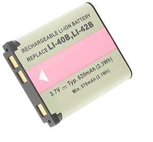 Batteriexperten Kompatibelt med Olympus X-750, 3.6V (3.7V), 620 mAh