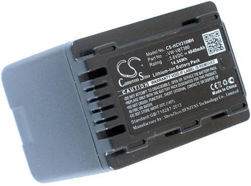 Batteriexperten Kompatibelt med Panasonic HC-V720, 3.6V, 4040 mAh