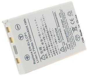 Batteriexperten Kompatibelt med Nikon Coolpix P330, 3.6V (3.7V), 1100 mAh